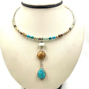 NAKAMOL Handmade Gemstone Beaded Necklace
